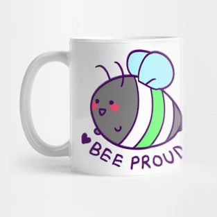 BEE proud: agender flag Mug